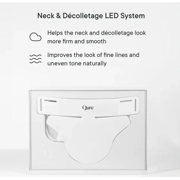 NIB Qure Red Light Mask neck & chest / décolletage - Picture 3 of 10